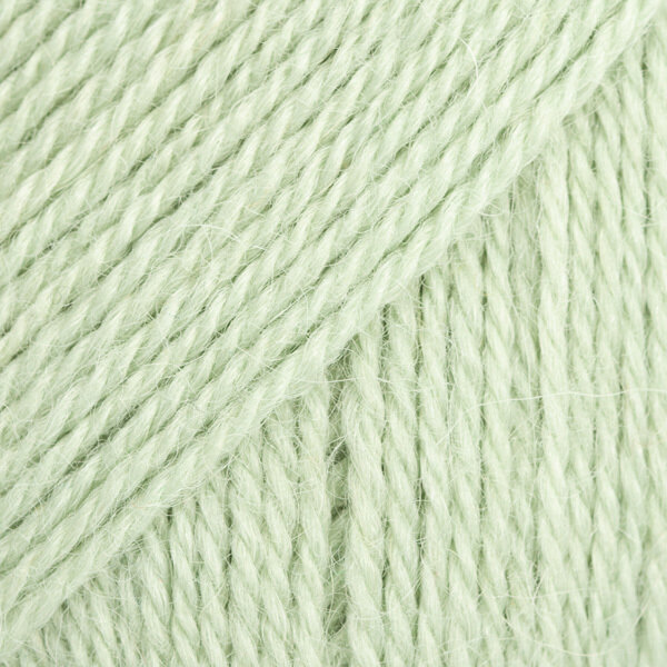 Fil à tricoter Drops Alpaca Uni Colour 9030 Pistachio Ice Cream Fil à tricoter