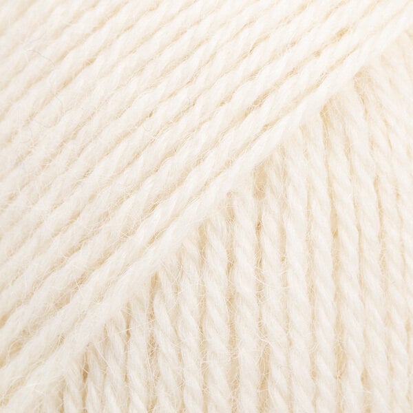 Knitting Yarn Drops Alpaca Uni Colour 100 Off White Knitting Yarn