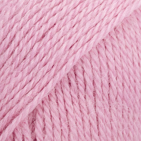 Pletací příze Drops Alpaca Uni Colour 3720 Medium Pink Pletací příze