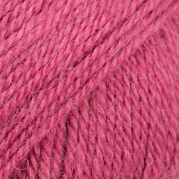 Strikkegarn Drops Alpaca Uni Colour 3770 Dark Pink Strikkegarn