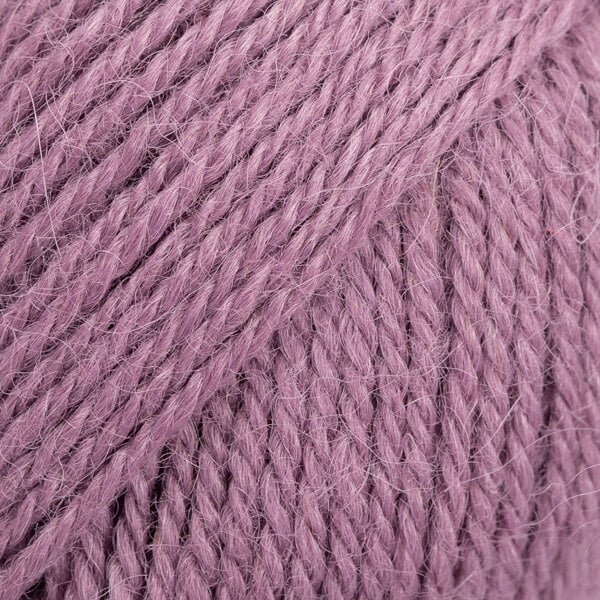 Knitting Yarn Drops Alpaca Uni Colour 3800 Mauve Knitting Yarn