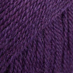 Strickgarn Drops Alpaca Uni Colour 4400 Dark Purple Strickgarn