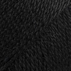 Stickgarn Drops Alpaca Uni Colour 8903 Black Stickgarn