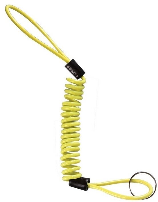 Zámok na motorku Oxford Minder Cable OX699 Yellow Oceľové lanko