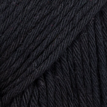 Knitting Yarn Drops Paris Uni Colour 15 Black Knitting Yarn - 1