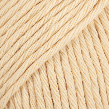 Knitting Yarn Drops Paris Uni Colour 74 Apricot Cream Knitting Yarn - 1