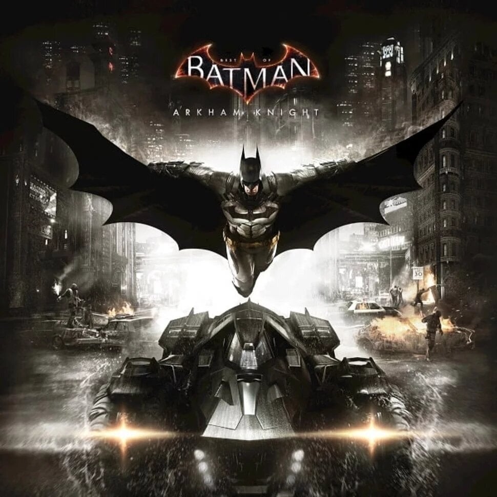 Vinyl Record Nick Arundel - Best of Batman: Arkham Knight (Black and Silver Coloured) (Limited Etiditon) (LP)