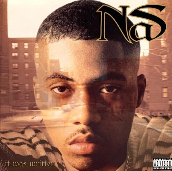 Vinylskiva Nas - It Was Written (Gold / Black Marbled Coloured) (Reissue) (2 LP)