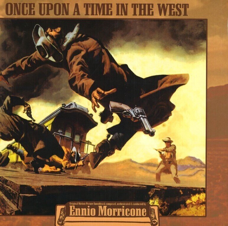 Vinylskiva Ennio Morricone - Once Upon A Time In The West (Clear Coloured) (Deluxe Edition) (Limited Edition) (Reissue) (LP)