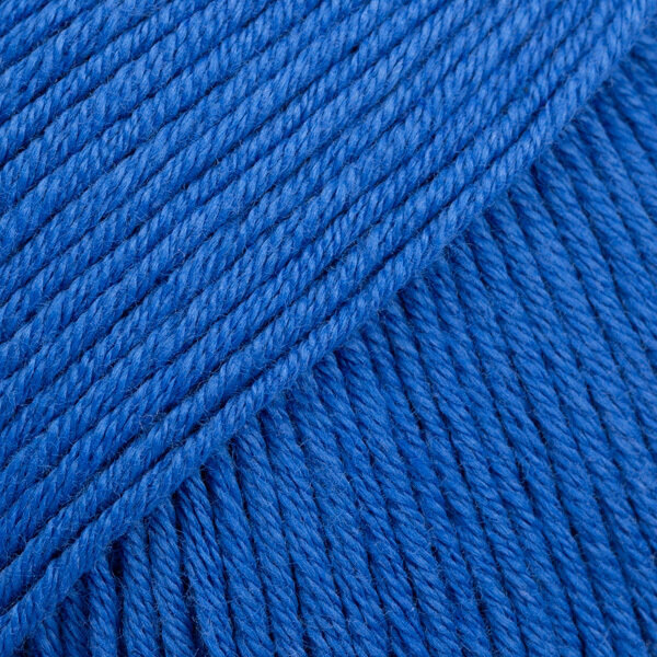 Przędza dziewiarska Drops Safran Uni Colour 73 Cobalt Blue Przędza dziewiarska