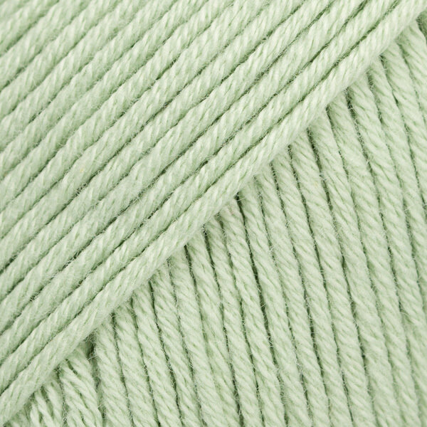 Knitting Yarn Drops Safran Uni Colour 74 Pistachio Ice Cream Knitting Yarn