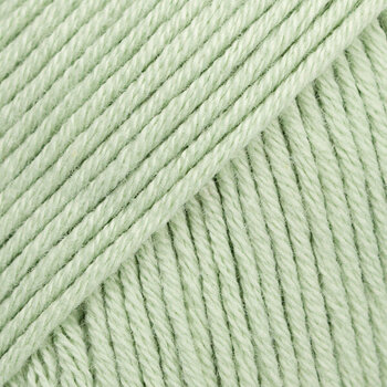 Knitting Yarn Drops Safran Uni Colour 74 Pistachio Ice Cream Knitting Yarn - 1