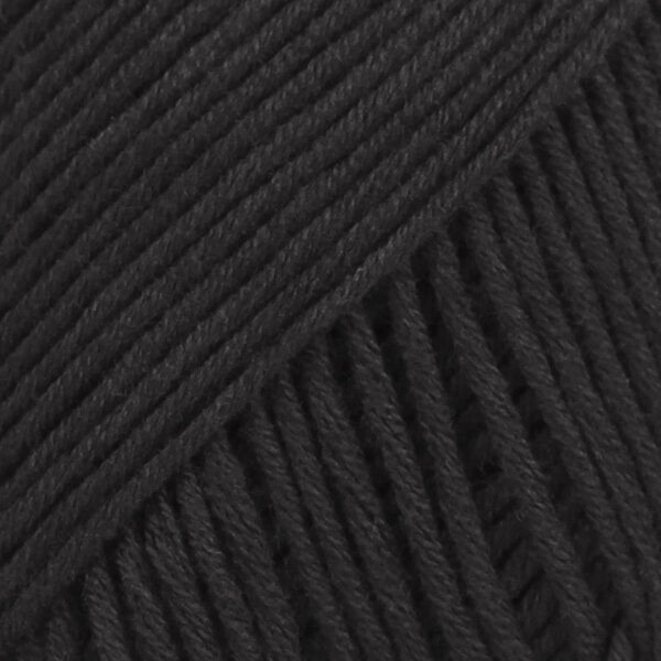 Strickgarn Drops Safran Uni Colour 16 Black Strickgarn