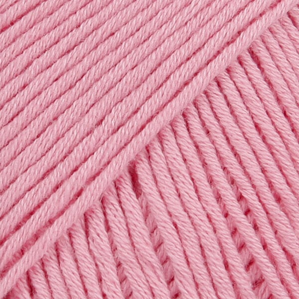 Knitting Yarn Drops Safran Uni Colour 02 Pink Knitting Yarn