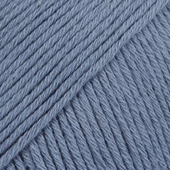 Strickgarn Drops Safran Uni Colour 06 Denim Blue Strickgarn