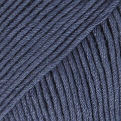 Przędza dziewiarska Drops Safran Uni Colour 09 Navy Blue Przędza dziewiarska