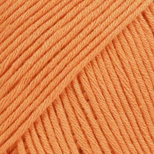 Knitting Yarn Drops Safran Uni Colour 28 Orange Knitting Yarn