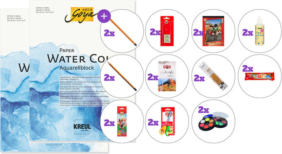 Livro de desenho Kreul School Doble SET A3 200 g Livro de desenho - 1