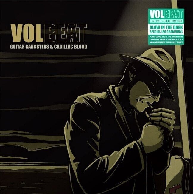 LP Volbeat - Guitar Gangster & Cadillac Blood (Glow in The Dark Coloured) (Reissue) (LP)