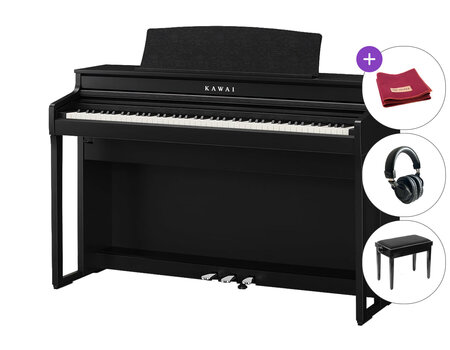 Digitale piano Kawai CA401B SET Digitale piano Premium Satin Black - 1