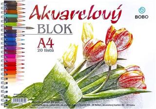 Blok za skiciranje Bobo Watercolour Pad Blok za crtanje A4 250 g