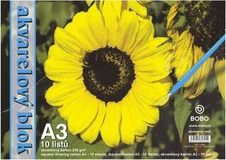 Skizzenbuch Bobo Watercolour Pad Skizzenbuch 10 A3 250 g