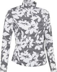 Hanorac/Pulover Callaway Womens Textured Abstract Print Long Sleeve Top Caviar S Hanorac