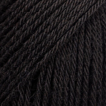 Knitting Yarn Drops Nord Uni Colour 02 Black Knitting Yarn - 1