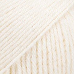 Fire de tricotat Drops Nord Uni Colour 01 Off White Fire de tricotat