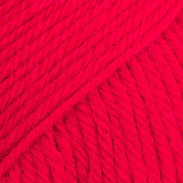 Fil à tricoter Drops Karisma Uni Colour 18 Red Fil à tricoter