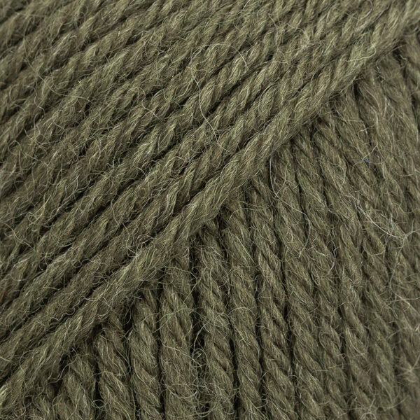 Knitting Yarn Drops Karisma Uni Colour 57 Olive Knitting Yarn