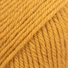 Strikkegarn Drops Karisma Uni Colour 52 Dark Mustard Strikkegarn