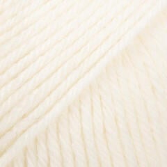 Knitting Yarn Drops Karisma Uni Colour 01 Off White Knitting Yarn