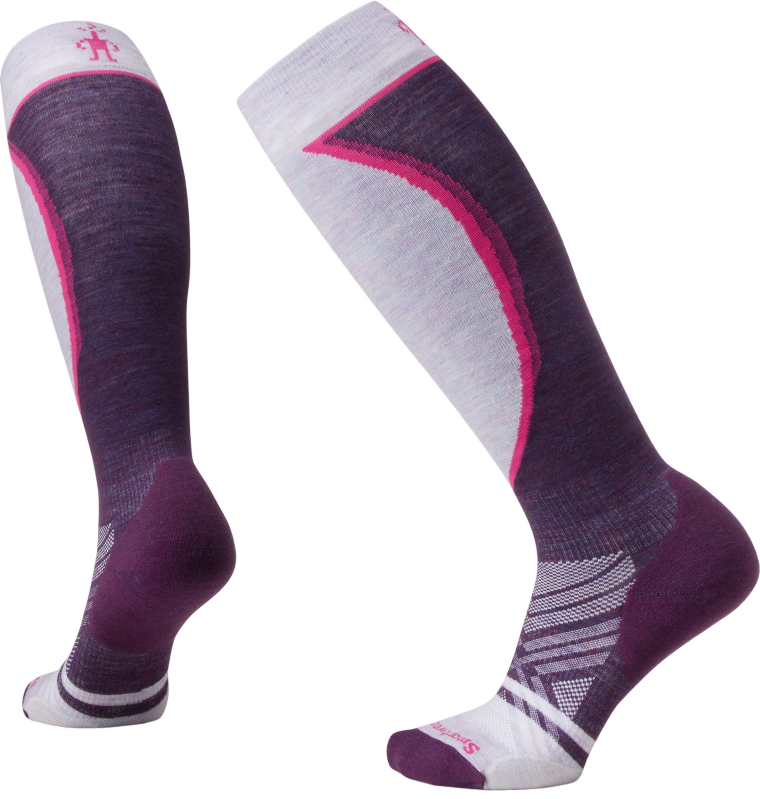 Ski Socken Smartwool Women´s Ski Targeted Cushion OTC Purple Iris XL Ski Socken