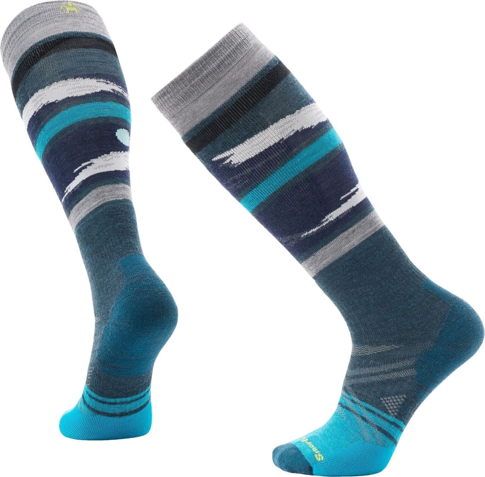 Chaussettes de ski Smartwool Ski Full Cushion Midnight Ski Pattern OTC Twilight Blue M Chaussettes de ski