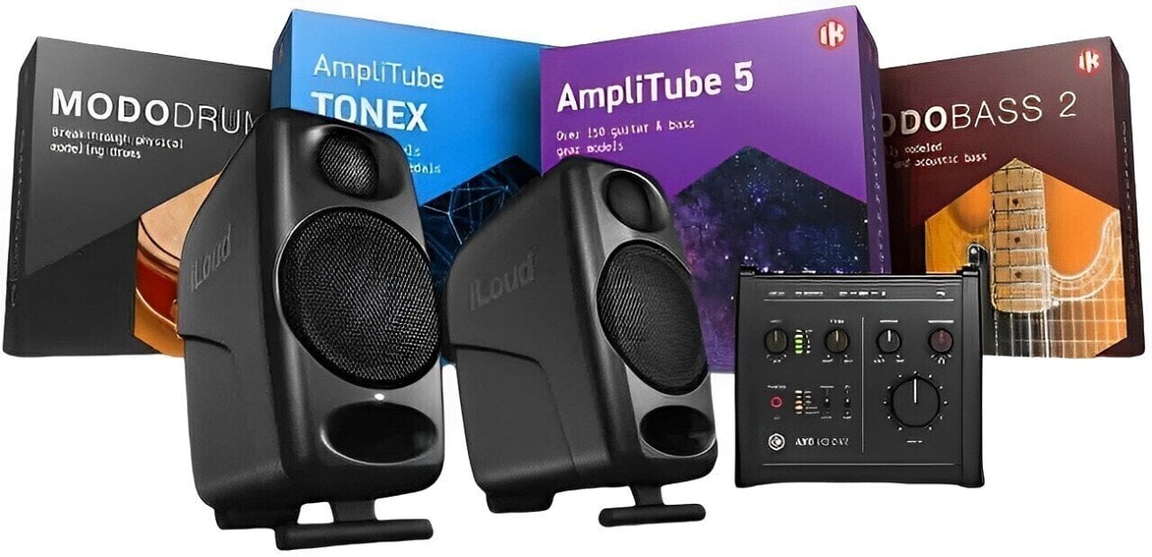 Interfaccia Audio USB IK Multimedia Portable Guitar Studio Bundle Interfaccia Audio USB