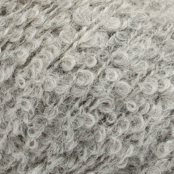 Knitting Yarn Drops Alpaca Bouclé Mix 5110 Light Grey Knitting Yarn