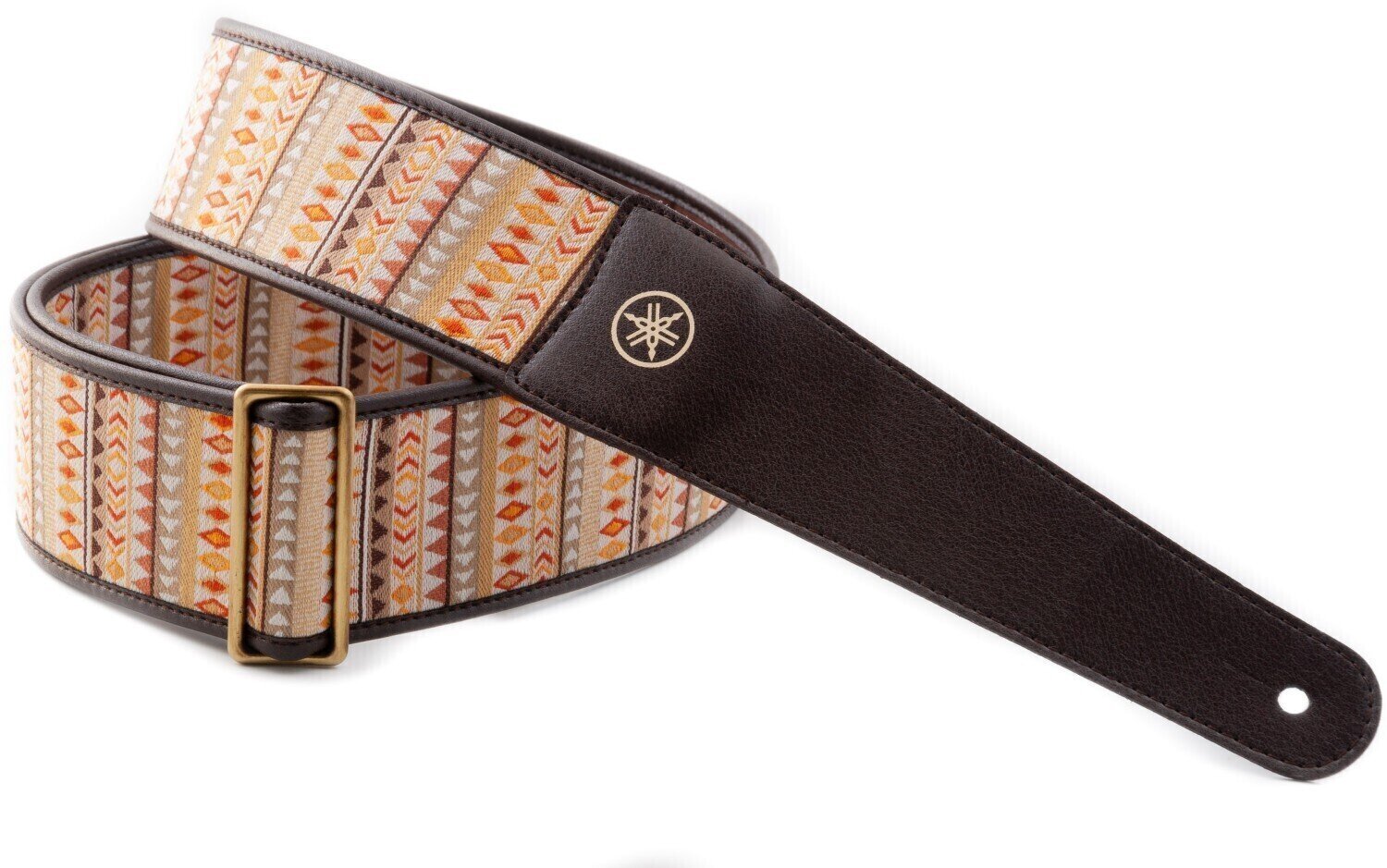 Textile guitar strap Yamaha ARTISAN Brown Textile guitar strap Brown