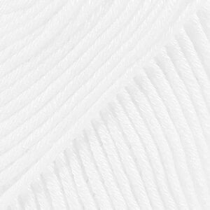 Knitting Yarn Drops Muskat Uni Colour 18 White Knitting Yarn