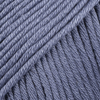 Knitting Yarn Drops Muskat Uni Colour 91 Storm Blue Knitting Yarn - 1