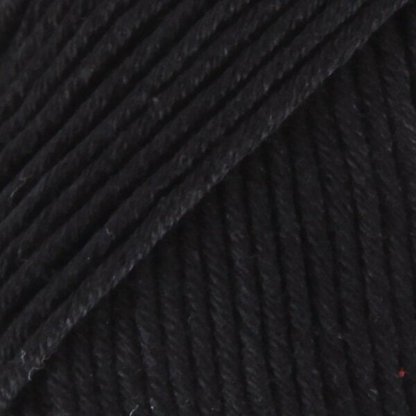 Knitting Yarn Drops Muskat  Uni Colour 17 Black Knitting Yarn