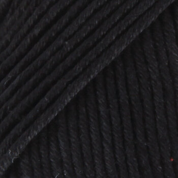 Knitting Yarn Drops Muskat  Uni Colour 17 Black Knitting Yarn - 1