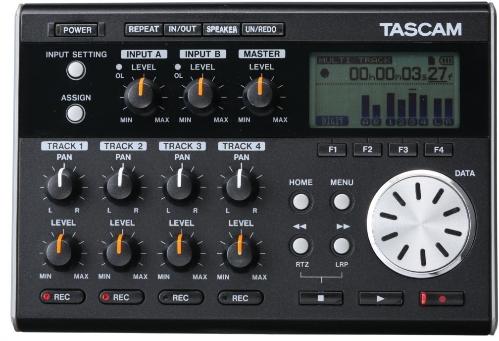 Prenosný rekordér Tascam DP-004
