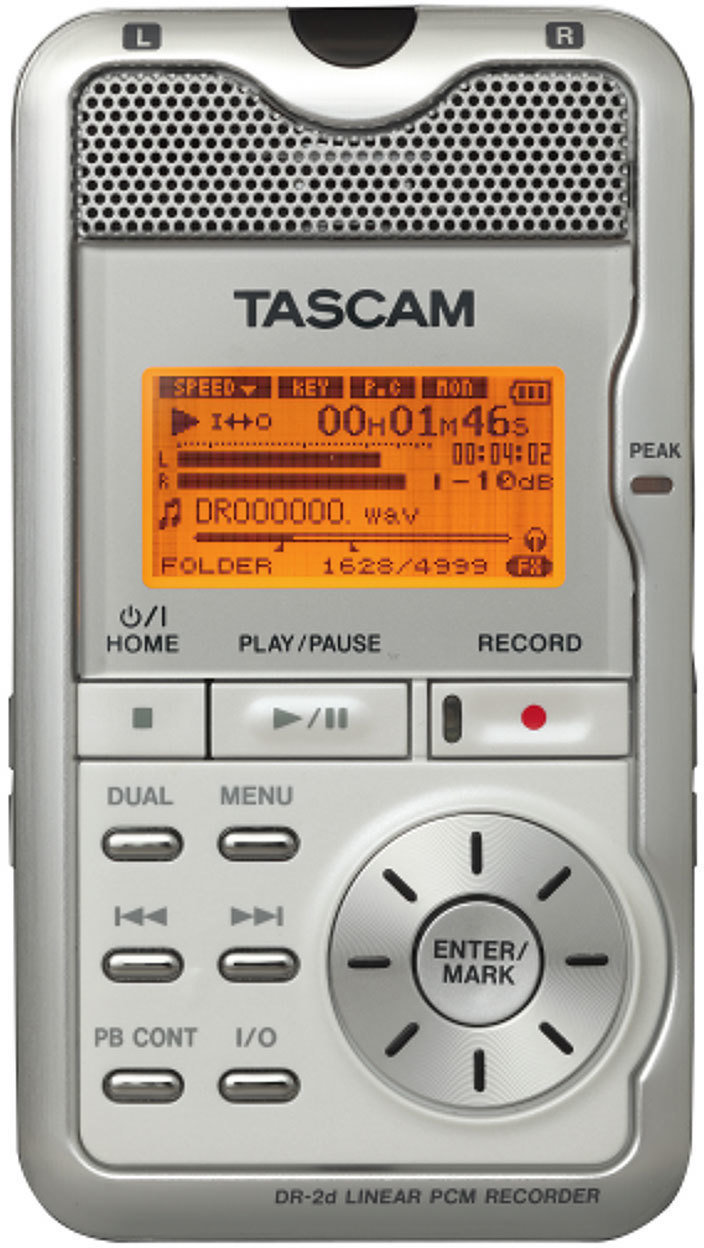 Prenosný rekordér Tascam DR-2dW