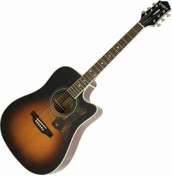 electro-acoustic guitar Epiphone DR-500MCE VS Vintage Sunburst - 1