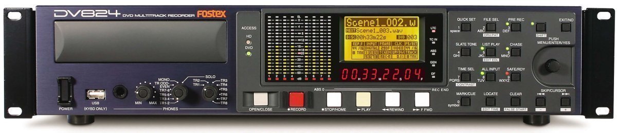 Multitrack рекордер Fostex DV824