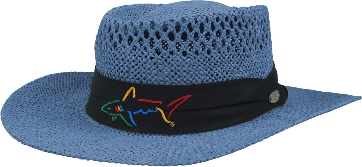 Hatt Greg Norman Signature Straw Navy Hatt