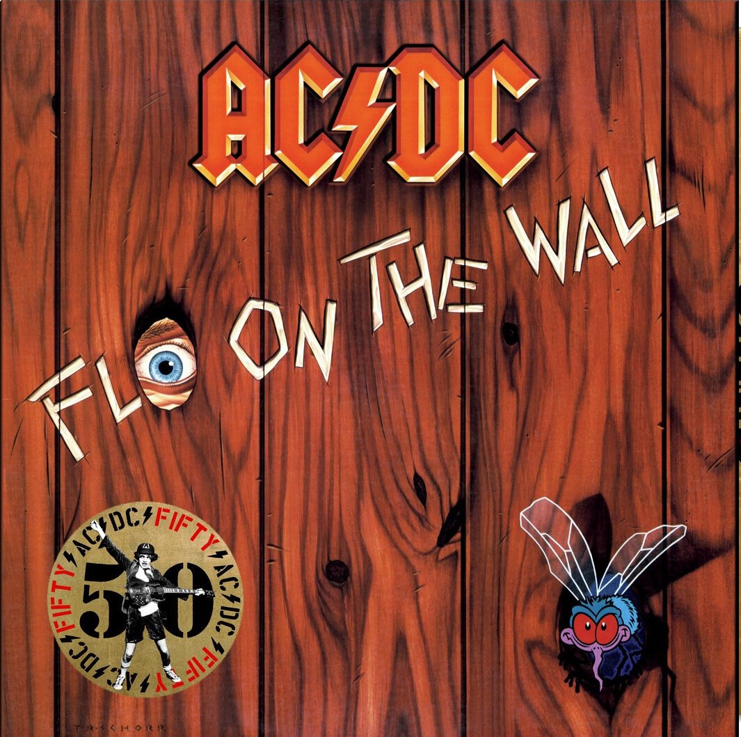 LP AC/DC - Fly On The Wall (Gold Coloured) (180 g) (Anniversary Edition) (LP)