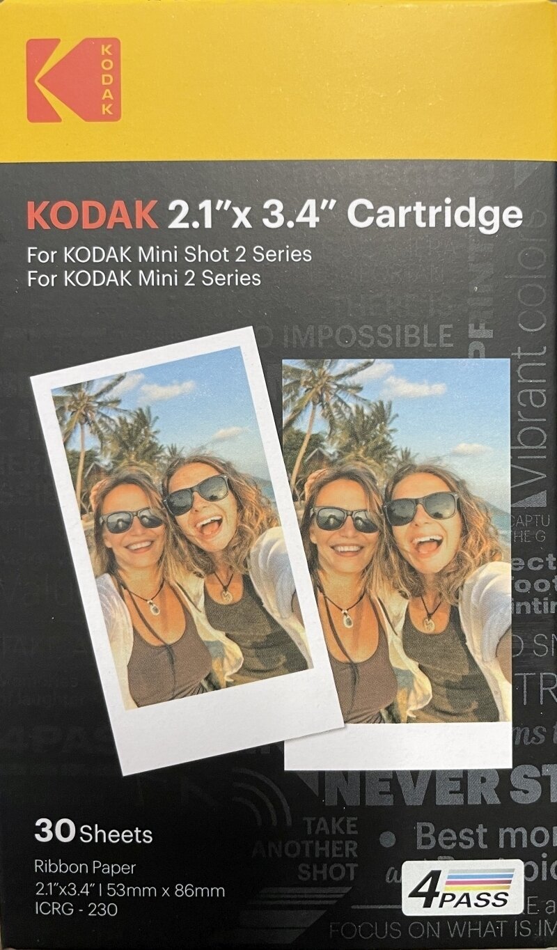 Photo Paper
 KODAK Cartridge 2,1x3,4'' 30-pack 30 pcs Photopaper