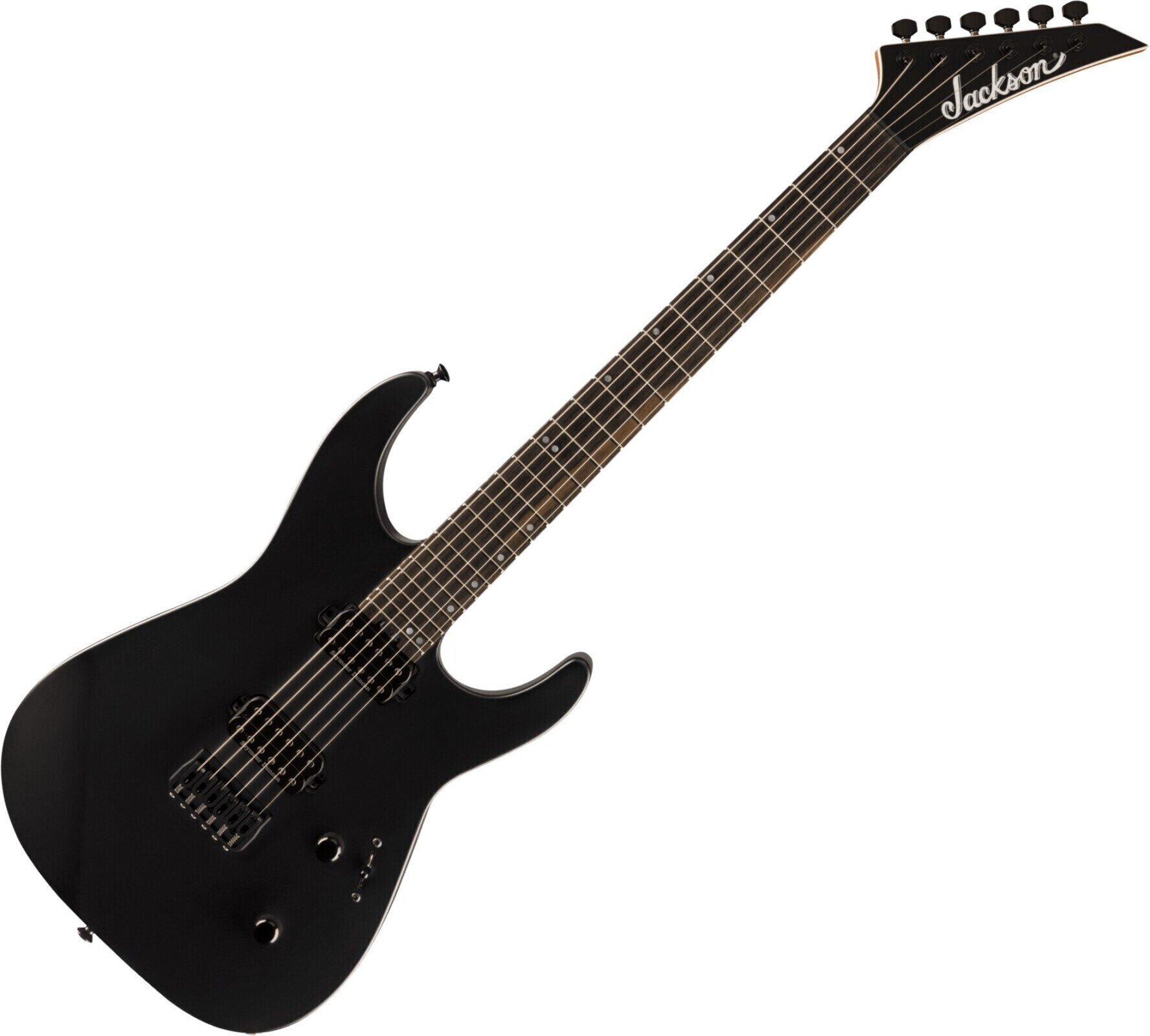 Guitarra elétrica Jackson American Series Virtuoso HT EB Black Satin Guitarra elétrica